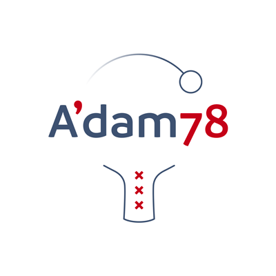 Logo tafeltennisvereniging A'dam78